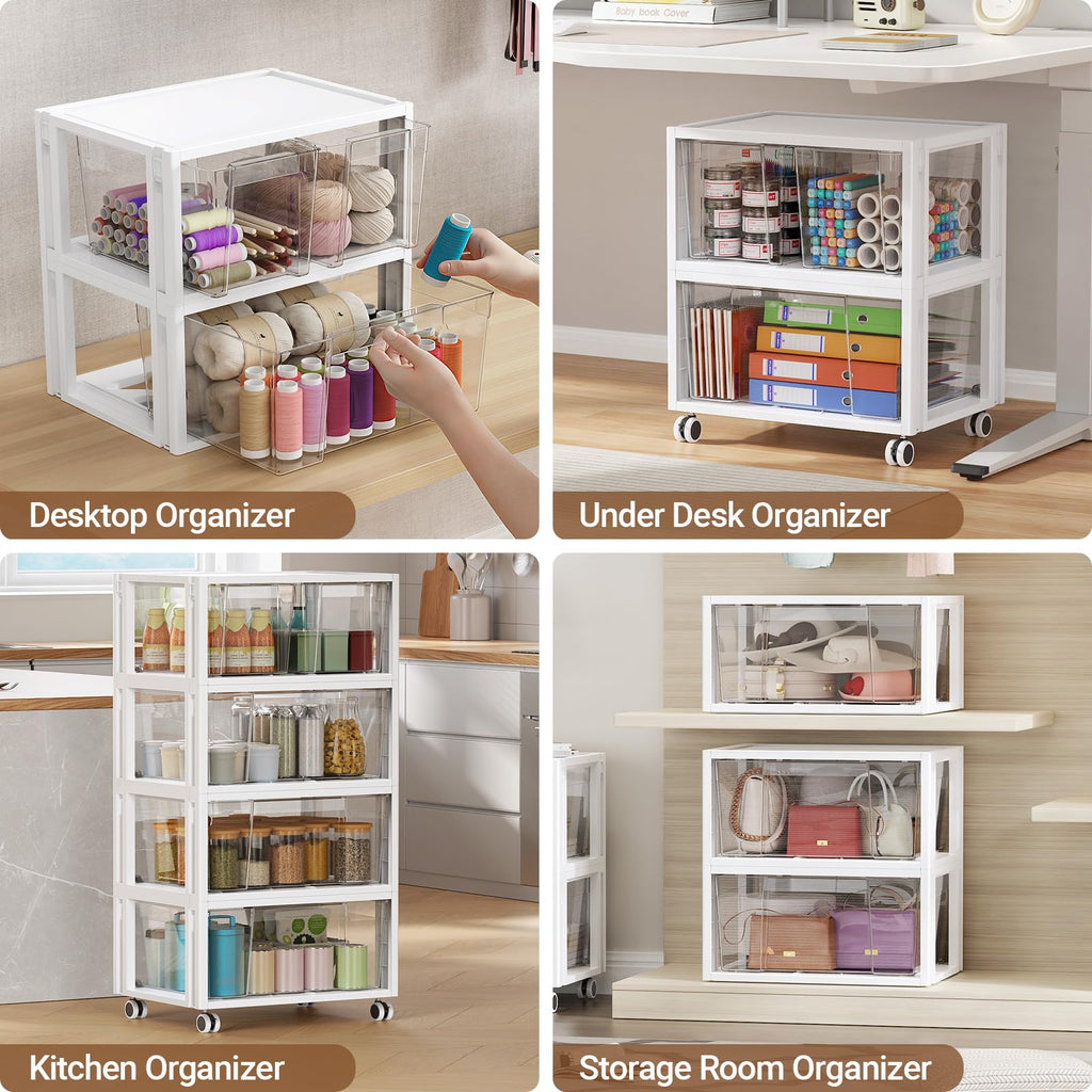 Extra Large 3 Drawer Storage Cart K999