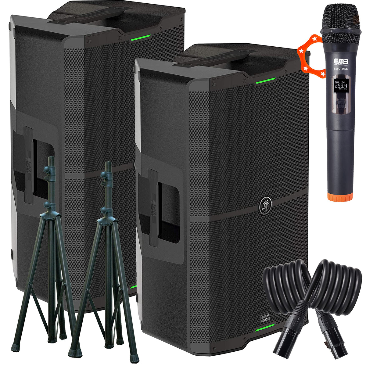 15-Inch 2000W Powered Loudspeaker Pair A5240