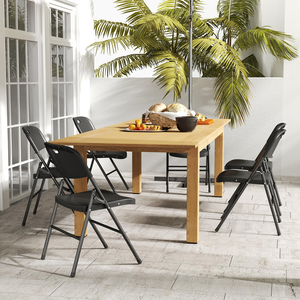 10 Pack Black Heavy Duty Folding Chair E720